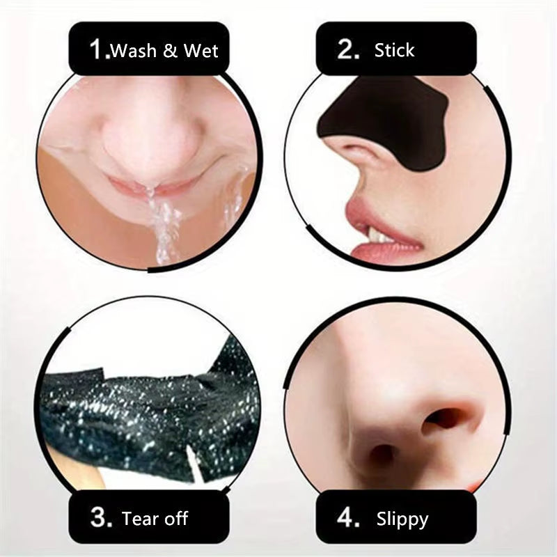 10/50/100 Pieces Deep Cleansing Blackhead Remover Patches - Effective Nose Spots Facial Spot Cleansing for Blackheads and Pores